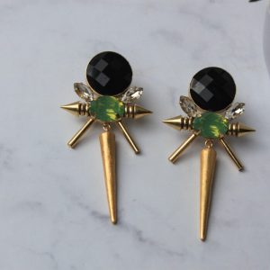 The Green Nail Earring