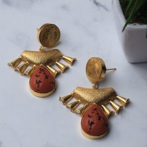 Natural stone Victorian Coin