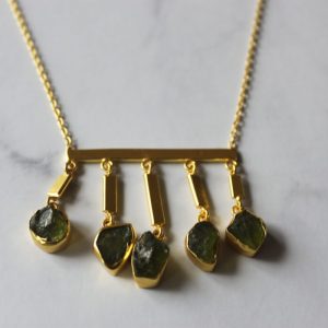 Dangling Peridot Chain