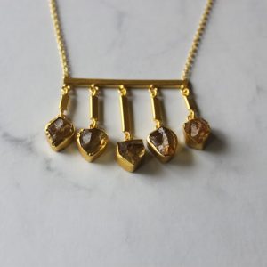 Dangling Citrine Chain