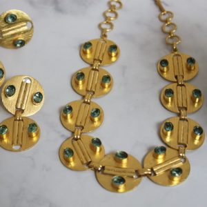Golden Circles Set (Light Green)