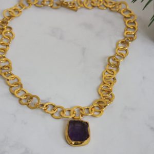 Amethys Link Necklace