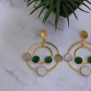 Hydro M.o.P. Earrings (D.Green)